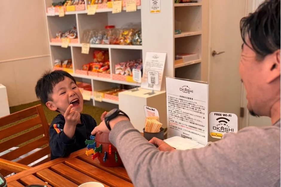 駄菓子カフェの様子