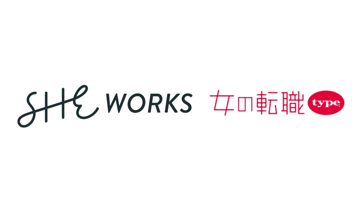SHE WORKSと女の転職typeのロゴ