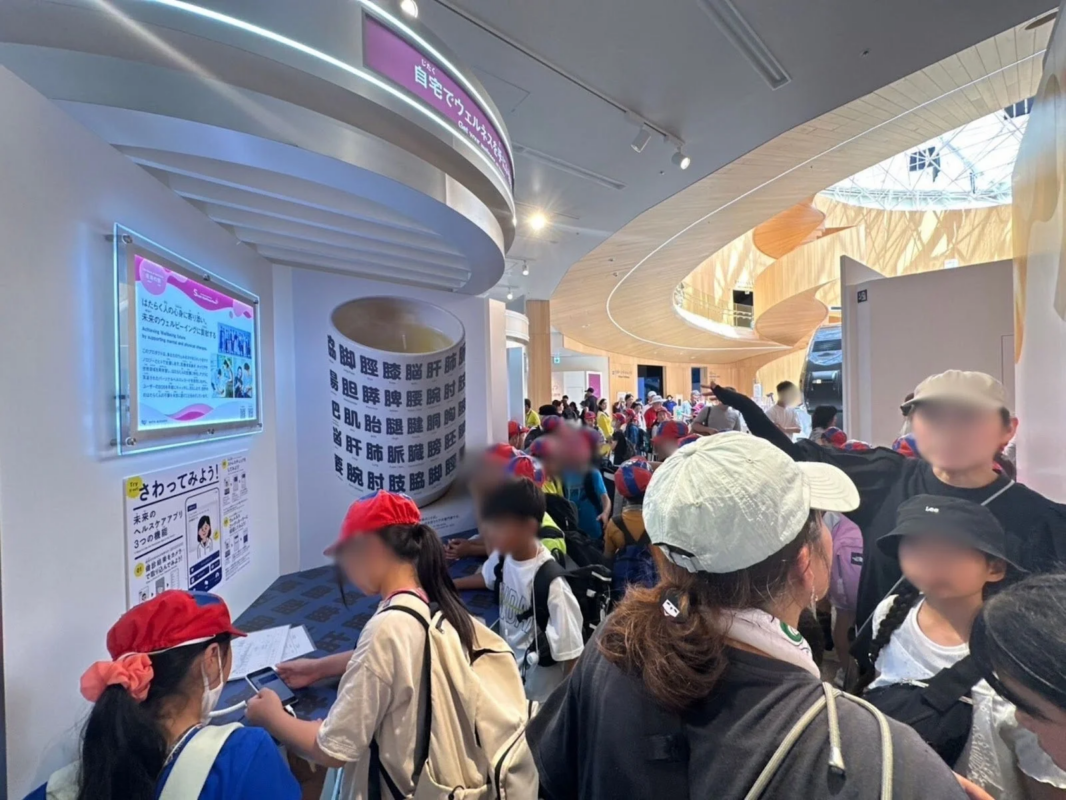 ウェルネス展示の様子