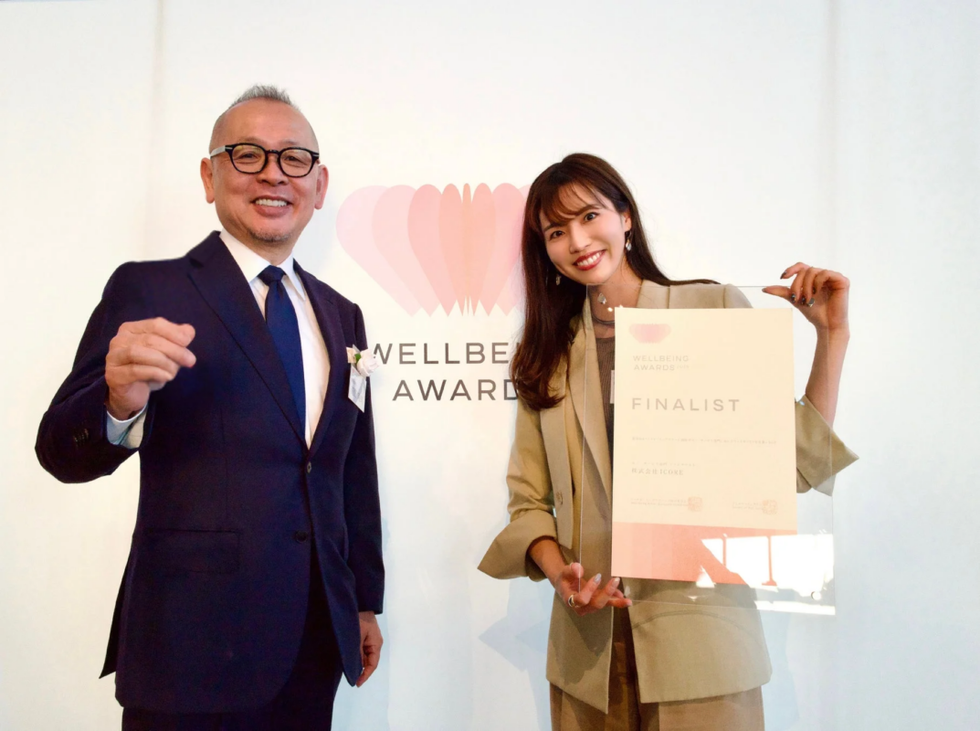 受賞した株式会社ICOREの代表者