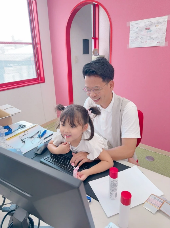 親子でパソコン