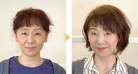 ビフォーアフター、イメージチェンジ