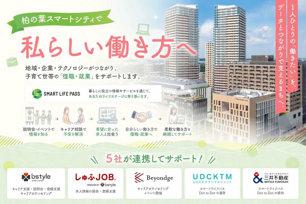 柏の葉スマートシティでの働き方支援