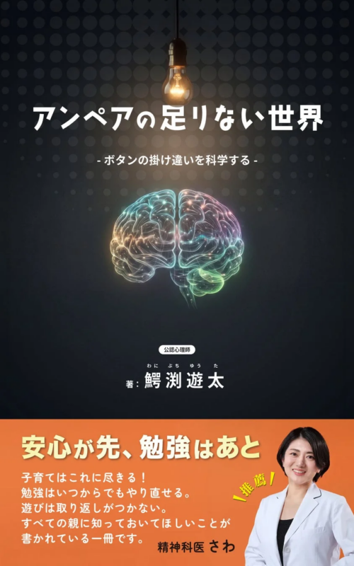 公認心理師 鰐渕遊太氏の著書「アンペアの足りない世界」の表紙