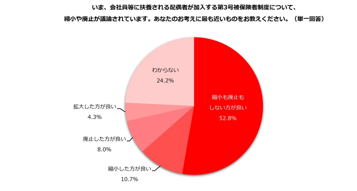 第3号被保険者制度に関する考え