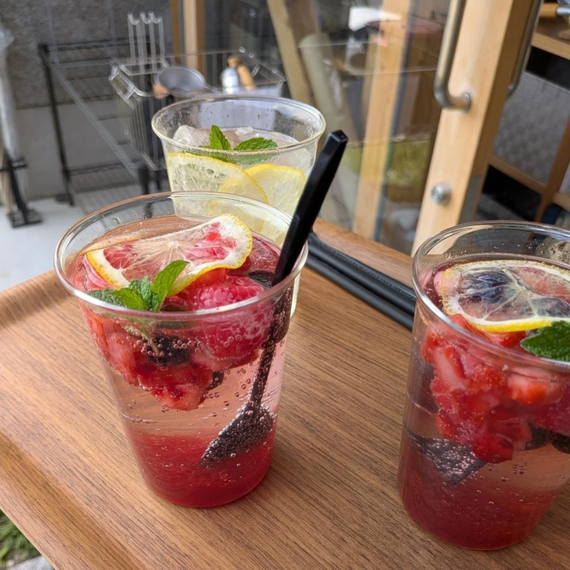 カラフルなドリンク