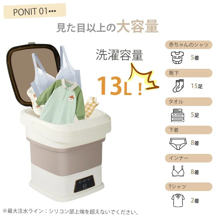 見た目以上の大容量13L
